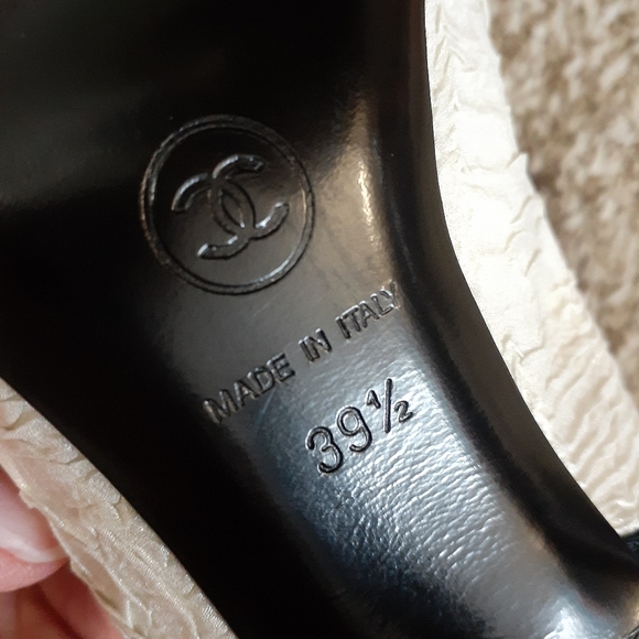 Authentic Chanel escarpins slingback shoes - Picture 11 of 13